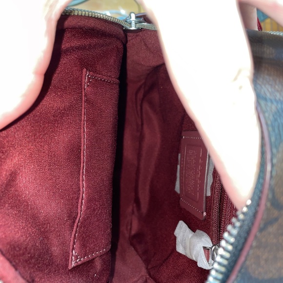 Coach Court Backpack 23 in Leopard Print & Pebbled Leather New with Tags - Picture 7 of 10